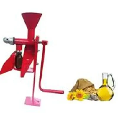 Economy Range Hand Operated Oil Expeller Machine, MS Body